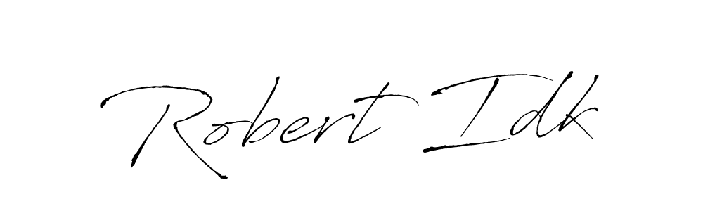 Make a beautiful signature design for name Robert Idk. With this signature (Antro_Vectra) style, you can create a handwritten signature for free. Robert Idk signature style 6 images and pictures png
