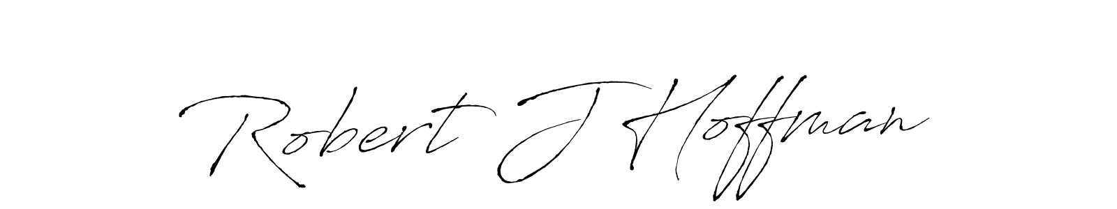 Make a beautiful signature design for name Robert J Hoffman. Use this online signature maker to create a handwritten signature for free. Robert J Hoffman signature style 6 images and pictures png