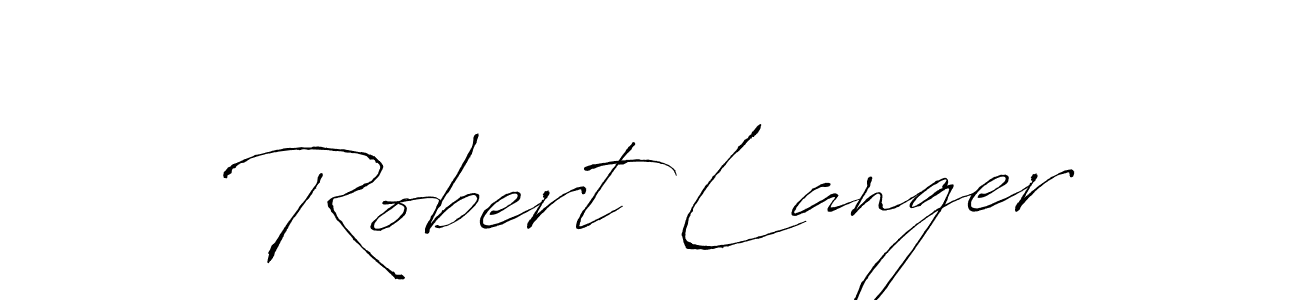 Make a beautiful signature design for name Robert Langer. With this signature (Antro_Vectra) style, you can create a handwritten signature for free. Robert Langer signature style 6 images and pictures png