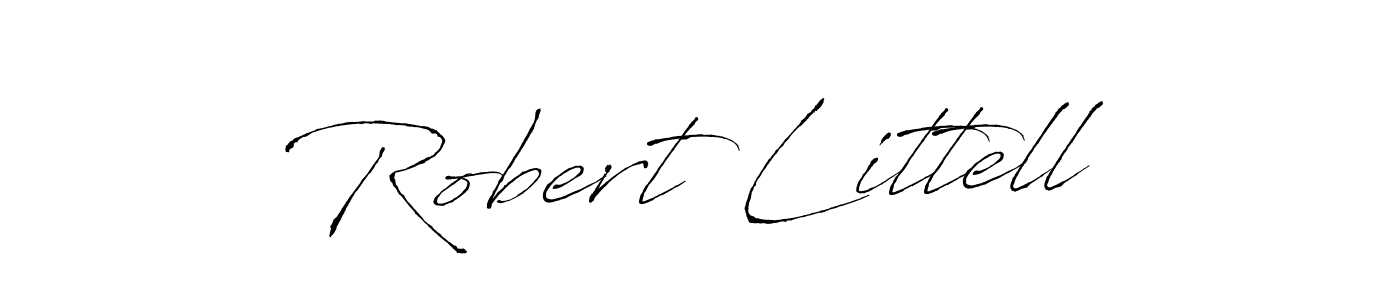 Make a beautiful signature design for name Robert Littell. With this signature (Antro_Vectra) style, you can create a handwritten signature for free. Robert Littell signature style 6 images and pictures png