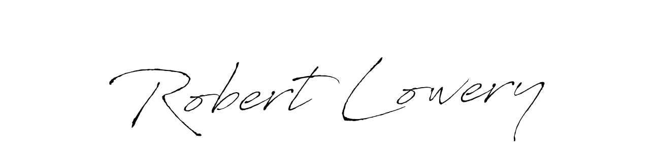 Make a beautiful signature design for name Robert Lowery. With this signature (Antro_Vectra) style, you can create a handwritten signature for free. Robert Lowery signature style 6 images and pictures png