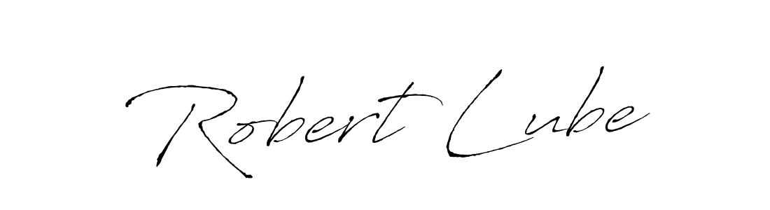 You should practise on your own different ways (Antro_Vectra) to write your name (Robert Lube) in signature. don't let someone else do it for you. Robert Lube signature style 6 images and pictures png