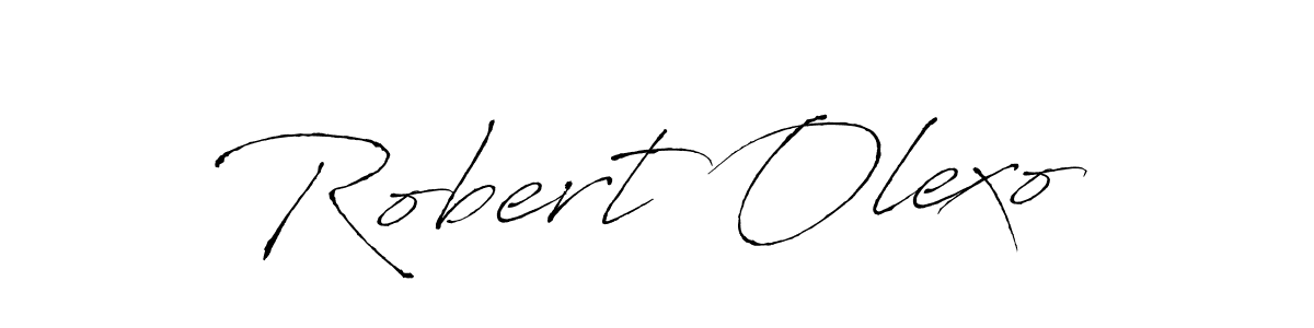 Design your own signature with our free online signature maker. With this signature software, you can create a handwritten (Antro_Vectra) signature for name Robert Olexo. Robert Olexo signature style 6 images and pictures png