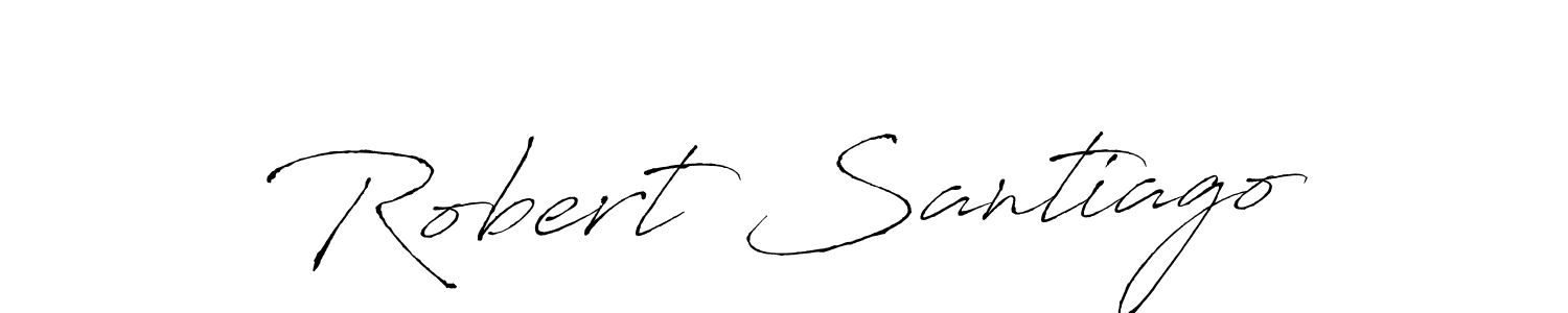 Also we have Robert Santiago name is the best signature style. Create professional handwritten signature collection using Antro_Vectra autograph style. Robert Santiago signature style 6 images and pictures png