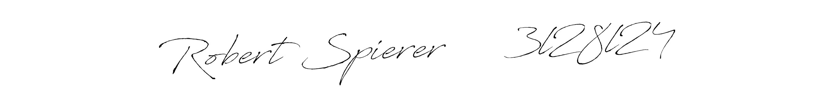 The best way (Antro_Vectra) to make a short signature is to pick only two or three words in your name. The name Robert Spierer      3l28l24 include a total of six letters. For converting this name. Robert Spierer      3l28l24 signature style 6 images and pictures png