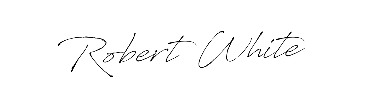 Make a beautiful signature design for name Robert White. With this signature (Antro_Vectra) style, you can create a handwritten signature for free. Robert White signature style 6 images and pictures png