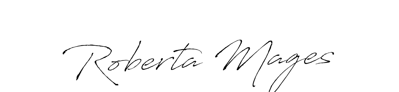 How to make Roberta Mages name signature. Use Antro_Vectra style for creating short signs online. This is the latest handwritten sign. Roberta Mages signature style 6 images and pictures png