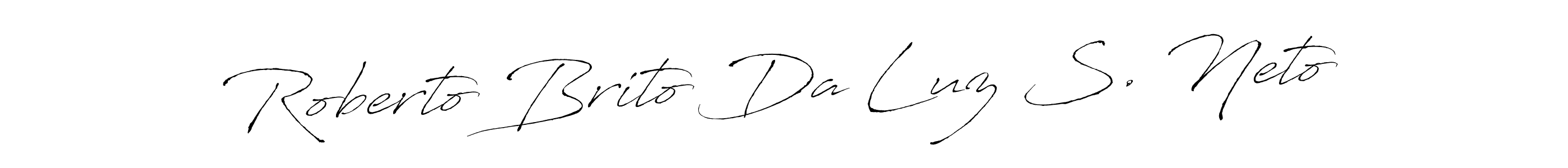 Make a short Roberto Brito Da Luz S. Neto signature style. Manage your documents anywhere anytime using Antro_Vectra. Create and add eSignatures, submit forms, share and send files easily. Roberto Brito Da Luz S. Neto signature style 6 images and pictures png