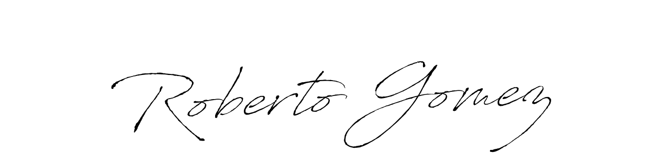 The best way (Antro_Vectra) to make a short signature is to pick only two or three words in your name. The name Roberto Gomez include a total of six letters. For converting this name. Roberto Gomez signature style 6 images and pictures png