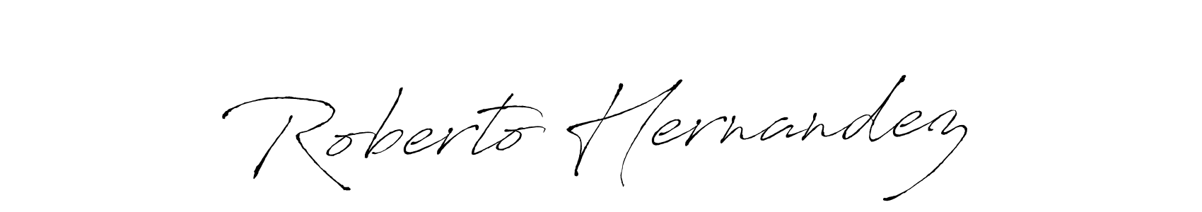 Roberto Hernandez stylish signature style. Best Handwritten Sign (Antro_Vectra) for my name. Handwritten Signature Collection Ideas for my name Roberto Hernandez. Roberto Hernandez signature style 6 images and pictures png