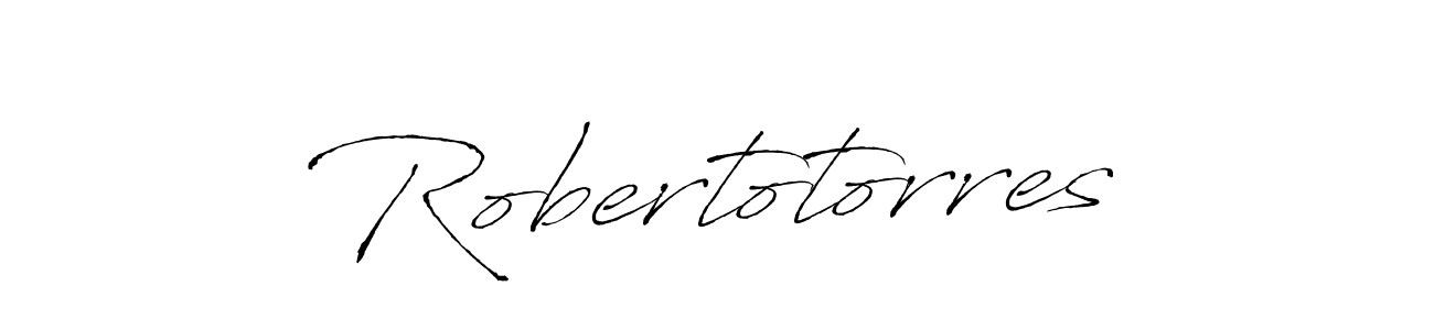 Create a beautiful signature design for name Robertotorres. With this signature (Antro_Vectra) fonts, you can make a handwritten signature for free. Robertotorres signature style 6 images and pictures png