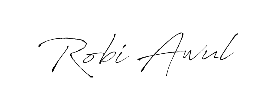Similarly Antro_Vectra is the best handwritten signature design. Signature creator online .You can use it as an online autograph creator for name Robi Awul. Robi Awul signature style 6 images and pictures png