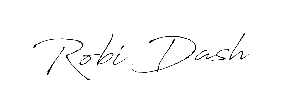 How to make Robi Dash signature? Antro_Vectra is a professional autograph style. Create handwritten signature for Robi Dash name. Robi Dash signature style 6 images and pictures png