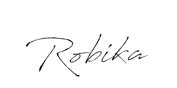 The best way (Antro_Vectra) to make a short signature is to pick only two or three words in your name. The name Robika include a total of six letters. For converting this name. Robika signature style 6 images and pictures png