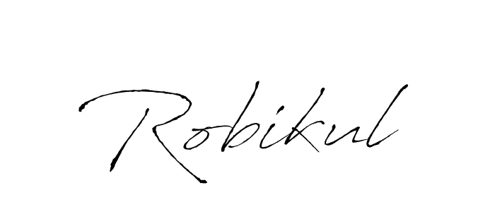 Create a beautiful signature design for name Robikul. With this signature (Antro_Vectra) fonts, you can make a handwritten signature for free. Robikul signature style 6 images and pictures png