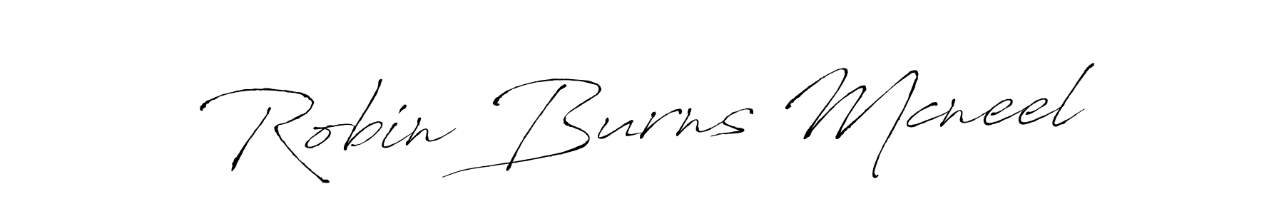 You should practise on your own different ways (Antro_Vectra) to write your name (Robin Burns Mcneel) in signature. don't let someone else do it for you. Robin Burns Mcneel signature style 6 images and pictures png