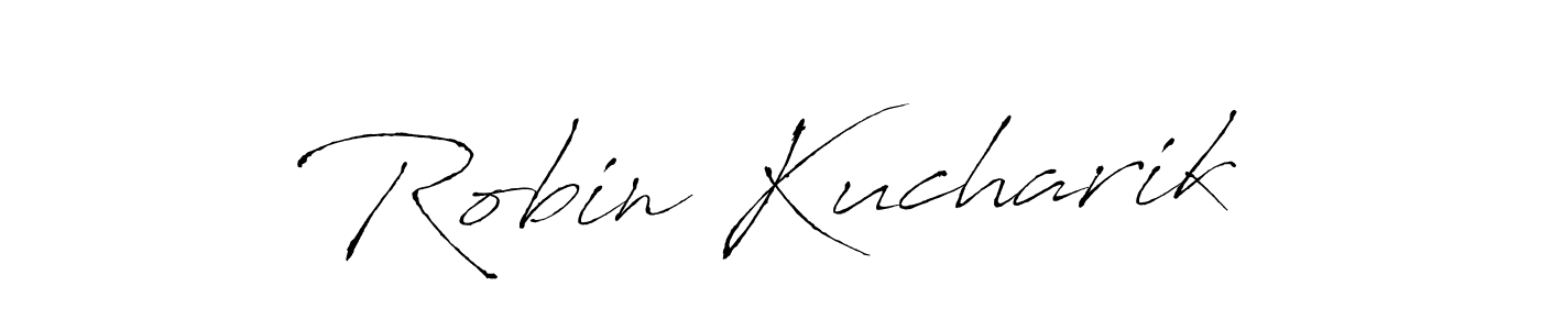 Create a beautiful signature design for name Robin Kucharik. With this signature (Antro_Vectra) fonts, you can make a handwritten signature for free. Robin Kucharik signature style 6 images and pictures png