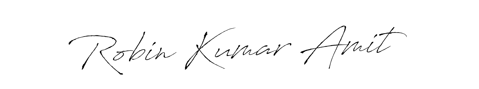 How to make Robin Kumar Amit signature? Antro_Vectra is a professional autograph style. Create handwritten signature for Robin Kumar Amit name. Robin Kumar Amit signature style 6 images and pictures png