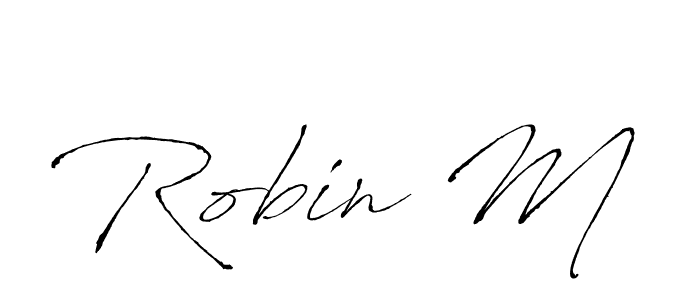 Make a beautiful signature design for name Robin M. Use this online signature maker to create a handwritten signature for free. Robin M signature style 6 images and pictures png