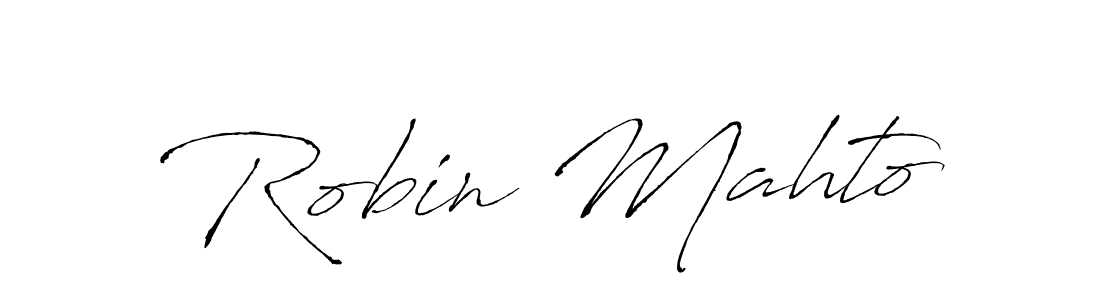 The best way (Antro_Vectra) to make a short signature is to pick only two or three words in your name. The name Robin Mahto include a total of six letters. For converting this name. Robin Mahto signature style 6 images and pictures png