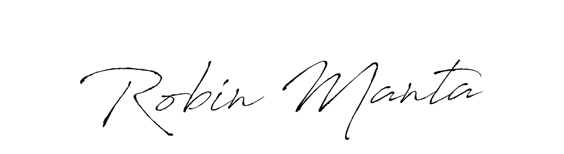 Make a short Robin Manta signature style. Manage your documents anywhere anytime using Antro_Vectra. Create and add eSignatures, submit forms, share and send files easily. Robin Manta signature style 6 images and pictures png