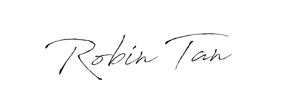 Design your own signature with our free online signature maker. With this signature software, you can create a handwritten (Antro_Vectra) signature for name Robin Tan. Robin Tan signature style 6 images and pictures png