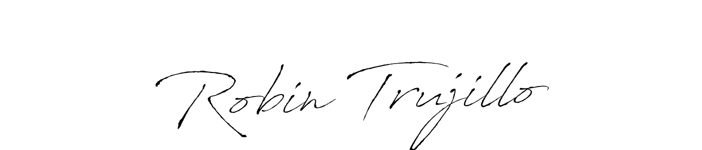 The best way (Antro_Vectra) to make a short signature is to pick only two or three words in your name. The name Robin Trujillo include a total of six letters. For converting this name. Robin Trujillo signature style 6 images and pictures png