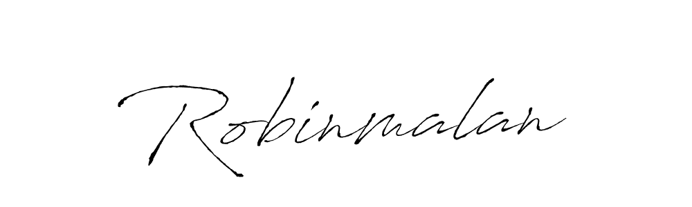 Make a beautiful signature design for name Robinmalan. With this signature (Antro_Vectra) style, you can create a handwritten signature for free. Robinmalan signature style 6 images and pictures png