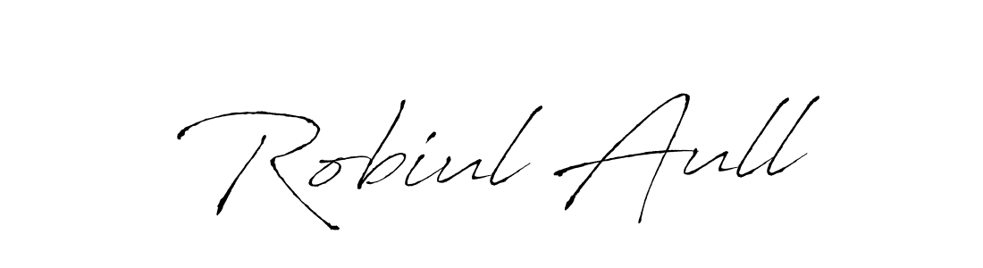 Create a beautiful signature design for name Robiul Aull. With this signature (Antro_Vectra) fonts, you can make a handwritten signature for free. Robiul Aull signature style 6 images and pictures png