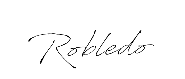 You should practise on your own different ways (Antro_Vectra) to write your name (Robledo) in signature. don't let someone else do it for you. Robledo signature style 6 images and pictures png