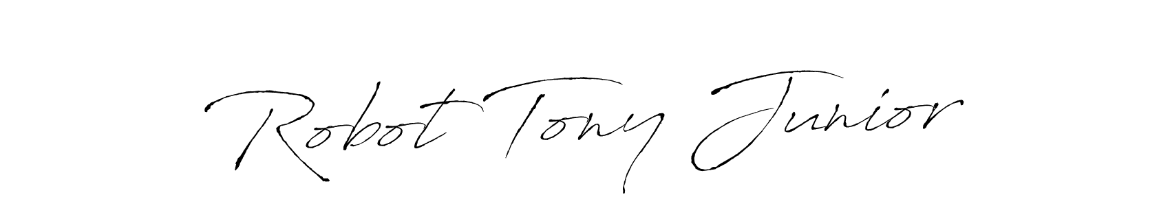 Create a beautiful signature design for name Robot Tony Junior. With this signature (Antro_Vectra) fonts, you can make a handwritten signature for free. Robot Tony Junior signature style 6 images and pictures png
