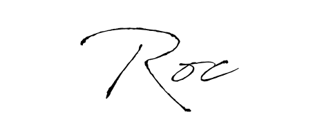 Upgrade your professional image with Roc signature created with Antro_Vectra font. Fast, free, and watermark-free download. Roc signature style 6 images and pictures png