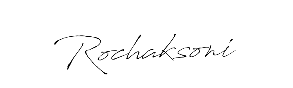 It looks lik you need a new signature style for name Rochaksoni. Design unique handwritten (Antro_Vectra) signature with our free signature maker in just a few clicks. Rochaksoni signature style 6 images and pictures png