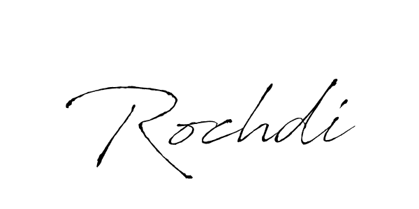 Make a short Rochdi signature style. Manage your documents anywhere anytime using Antro_Vectra. Create and add eSignatures, submit forms, share and send files easily. Rochdi signature style 6 images and pictures png