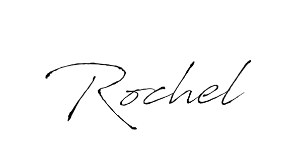 Design your own signature with our free online signature maker. With this signature software, you can create a handwritten (Antro_Vectra) signature for name Rochel. Rochel signature style 6 images and pictures png