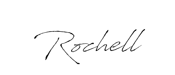 Make a beautiful signature design for name Rochell. With this signature (Antro_Vectra) style, you can create a handwritten signature for free. Rochell signature style 6 images and pictures png