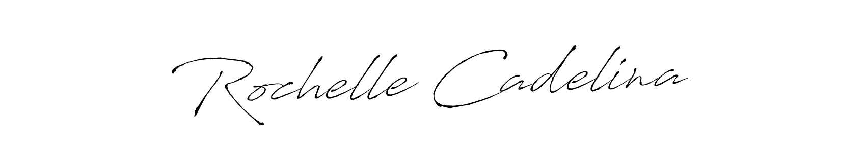 Rochelle Cadelina stylish signature style. Best Handwritten Sign (Antro_Vectra) for my name. Handwritten Signature Collection Ideas for my name Rochelle Cadelina. Rochelle Cadelina signature style 6 images and pictures png