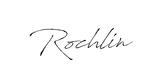 Make a beautiful signature design for name Rochlin. With this signature (Antro_Vectra) style, you can create a handwritten signature for free. Rochlin signature style 6 images and pictures png