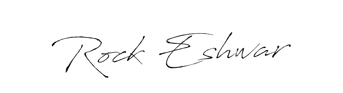 Similarly Antro_Vectra is the best handwritten signature design. Signature creator online .You can use it as an online autograph creator for name Rock Eshwar. Rock Eshwar signature style 6 images and pictures png
