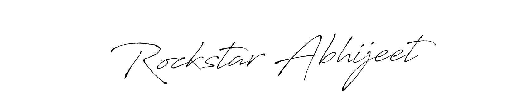 Similarly Antro_Vectra is the best handwritten signature design. Signature creator online .You can use it as an online autograph creator for name Rockstar Abhijeet. Rockstar Abhijeet signature style 6 images and pictures png