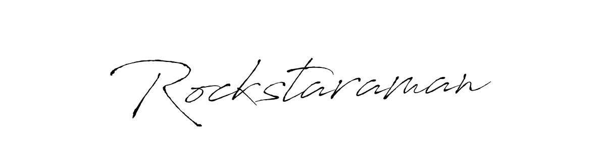 How to make Rockstaraman name signature. Use Antro_Vectra style for creating short signs online. This is the latest handwritten sign. Rockstaraman signature style 6 images and pictures png