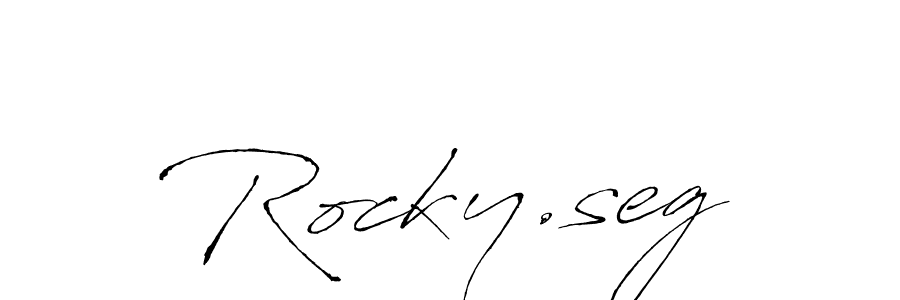 You should practise on your own different ways (Antro_Vectra) to write your name (Rocky.seg) in signature. don't let someone else do it for you. Rocky.seg signature style 6 images and pictures png