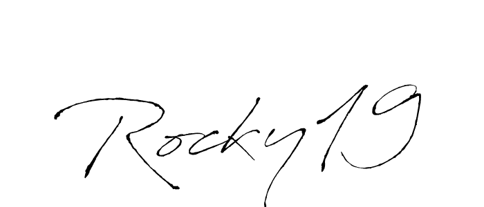 Make a short Rocky19 signature style. Manage your documents anywhere anytime using Antro_Vectra. Create and add eSignatures, submit forms, share and send files easily. Rocky19 signature style 6 images and pictures png