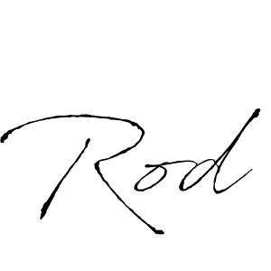 How to make Rod name signature. Use Antro_Vectra style for creating short signs online. This is the latest handwritten sign. Rod signature style 6 images and pictures png