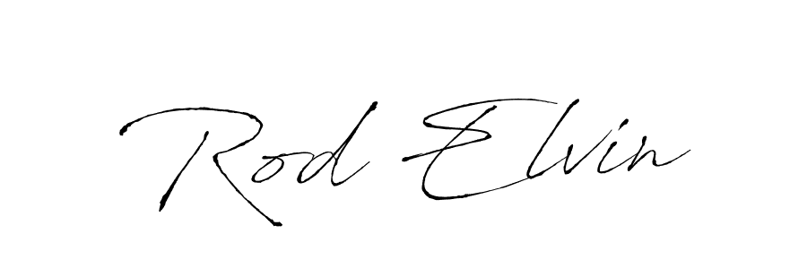 Use a signature maker to create a handwritten signature online. With this signature software, you can design (Antro_Vectra) your own signature for name Rod Elvin. Rod Elvin signature style 6 images and pictures png