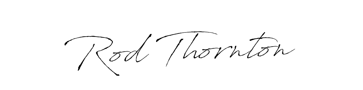 Design your own signature with our free online signature maker. With this signature software, you can create a handwritten (Antro_Vectra) signature for name Rod Thornton. Rod Thornton signature style 6 images and pictures png