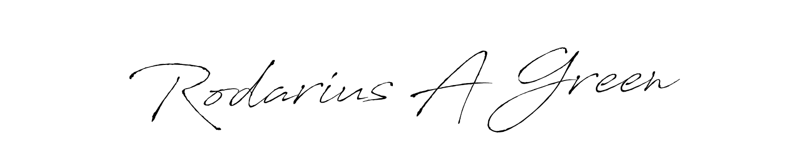 How to Draw Rodarius A Green signature style? Antro_Vectra is a latest design signature styles for name Rodarius A Green. Rodarius A Green signature style 6 images and pictures png