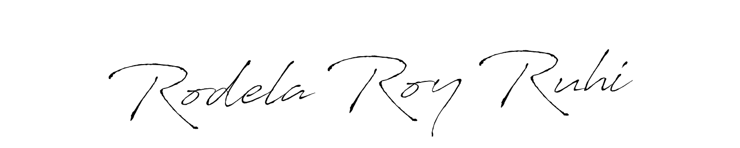 Use a signature maker to create a handwritten signature online. With this signature software, you can design (Antro_Vectra) your own signature for name Rodela Roy Ruhi. Rodela Roy Ruhi signature style 6 images and pictures png