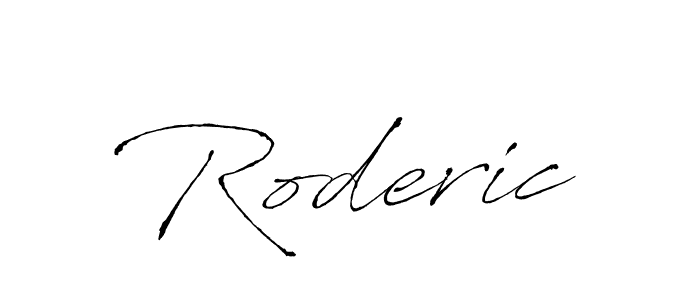 Design your own signature with our free online signature maker. With this signature software, you can create a handwritten (Antro_Vectra) signature for name Roderic. Roderic signature style 6 images and pictures png