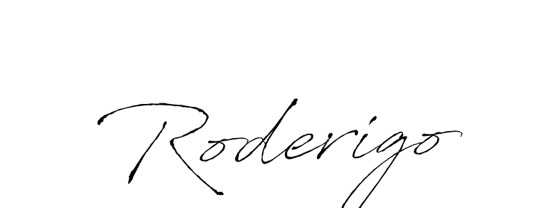 Make a beautiful signature design for name Roderigo. With this signature (Antro_Vectra) style, you can create a handwritten signature for free. Roderigo signature style 6 images and pictures png